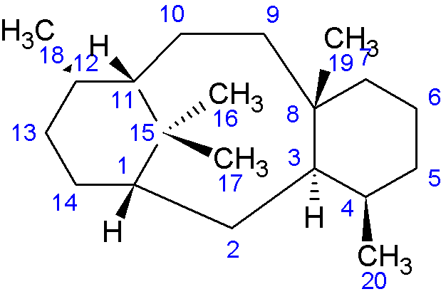 taxane ring numbering scheme